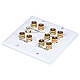2-Gang 5.1 Surround Sound Distribution Wall Plate