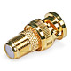 BNC Male to F Female Adapter - Gold Plated