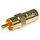 BNC Female to RCA Male Adapter - Gold Plated