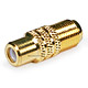 RCA Female to F Female Adapter - Gold Plated