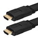 Commercial Series Flat High Speed HDMI Cable - 4K @ 24Hz, 10.2Gbps, 24AWG, CL2, 6ft, Black