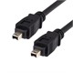 Monoprice IEEE-1394 FireWire i.LINK DV Cable 4P-4P M/M, 10ft (Black)