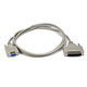 6ft AT Modem DB9F/DB25M Molded Cable