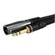Monoprice 6ft Premier Series XLR Male to 1/4in TRS Male Cable, 16AWG (Gold Plated)