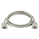 Monoprice 10ft Null Modem DB9 F/F Molded Cable