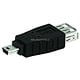 USB A Female to Mini 5 pin (B5) Male Adapter