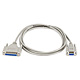 Monoprice 6ft Null Modem DB9F/DB25F Molded Cable