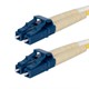 Monoprice Fiber Optic Cable - LC to LC, 9/125 Type, Single Mode, Duplex, Yellow, 1m
