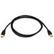 USB-A to USB-A 2.0 Cable - 28/24AWG, Gold Plated, Black, 6ft