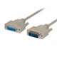 10ft DB15 M/F 1:1 Molded Cable - Beige