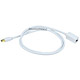 Monoprice 3ft 32AWG Mini DisplayPort Male to Female Extension Cable - White