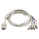 HD15 Male to BNC Male x 4 with Ferrite Core, 6ft