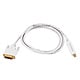 6ft 32AWG Mini DisplayPort to DVI Cable - White