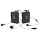 2.4GHz 2-Way Wireless Microphone System (with Hip Clips & Camera Mount)