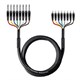 6 Meter (20ft) 8-Channel 1/4inch TS Male to RCA Male Snake Cable