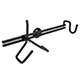 Monoprice Wall Mount for Electric Guitar - Horizontal