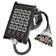 20-Channel Snake & 16 XLR x 4 TRS Stage Box - 100 feet