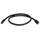 Monoprice Commercial Series High Speed HDMI Extension Cable - 4K @ 24Hz, 10.2Gbps, 24AWG, CL2, 3ft, Black