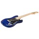 Monoprice Indio Mini Cali Electric Guitar with Gig Bag Blue