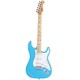 Indio Cali Classic Electric Guitar with Gig Bag, Blue Burst