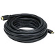 Monoprice Commercial Series High Speed HDMI Cable - 4K @ 24Hz, 10.2Gbps, 22AWG, CL2, 20ft, Black