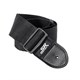 Stage Right by Monoprice 2-inch Guitar Strap, Nylon with Synthetic Leather Ends, Black(Limit 20 per Customer)