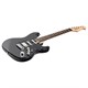 Monoprice Indio Cali Classic HSS Electric Guitar with Gig Bag, Black