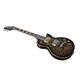 Monoprice Indio 66 DLX Quilted Maple Top Electric Guitar with Gig Bag Trans Black