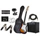 California Classic Sunburst Guitar with Gig Bag and 20-Watt Amp, Tuner, Strap, Cable, Picks, and Replacement Strings