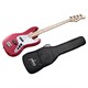 Indio Jamm Bass with Gig Bag, Wine Red