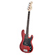 6th Street Pub Electric Bass - Red