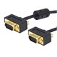 Monoprice 25ft Ultra Slim SVGA Super VGA 30/32AWG M/M Monitor Cable w/ ferrites (Gold Plated Connector)