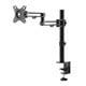 Monoprice Adjustable Tilting Desk Mount Bracket for 10~23 inch LCD Monitors up to 33 lbs, Black