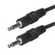 6ft 3.5mm Stereo Plug/Plug M/M Cable - Black