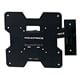 Titan Series Single Arm Swivel Wall Mount for Small 20 - 42 inch TVs 80lbs Black