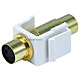 Keystone Jack - S-Video Mini 4Pin F/F (White)