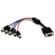 HD15 M/BNC F X 5 - 1ft (Black)