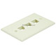 Monoprice Wall Plate for Keystone, 3 Hole - Ivory