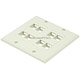 Monoprice 2-Gang Wall Plate for Keystone, 8 Hole - Ivory