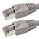 Cat5e Ethernet Patch Cable - Snagless RJ45, Stranded, 350Mhz, STP, Pure Bare Copper Wire, 24AWG, 100ft, Gray