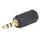 Monoprice 3.5mm TRS Stereo Plug to 2.5mm TS Mono Jack Adapter, Gold Plated