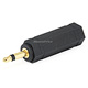 Monoprice 3.5mm TS Mono Plug to 1/4in (6.35mm) TS Mono Jack Adapter, Gold Plated