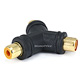 Monoprice RCA Jack to 2x RCA Jack Splitter Adapter, Gold Plated (Y-type)(Limit 20 per Customer)