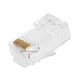 8P8C RJ45 Plug with Inserts for Solid Cat6 Ethernet Cable, 100 pcs/pack
