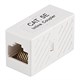 8P8C RJ45 Cat5e Inline Coupler, White