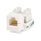 RJ12 Keystone Jack, 110 Type, White
