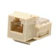 Monoprice RJ11 Toolless Keystone Jack, Ivory