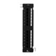 12-port Vertical Cat6 Mini Patch Panel, 110 Type (568A/B Compatible)