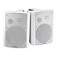 2-Way Active Wall Mount Speakers (Pair), 25W, White
