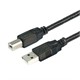 USB-A to USB-B 2.0 Cable - Active, 28/24AWG, Black, 33ft